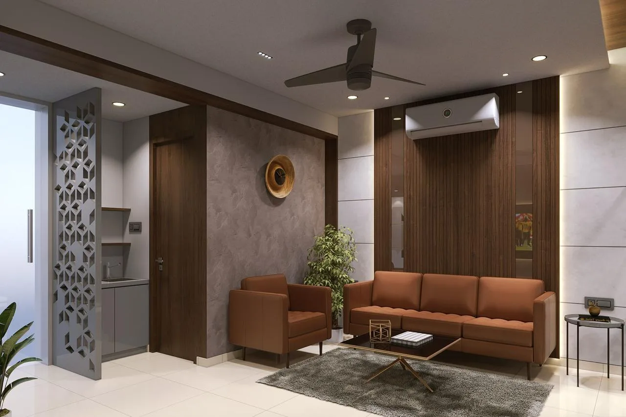 Office interior in Bopal, Ahmedabad by SMA Architect (view 1)