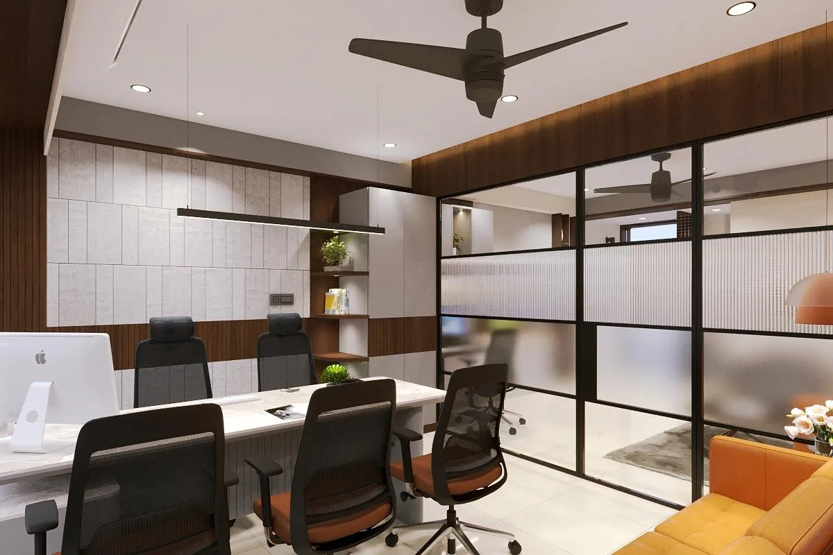 Office interior in Bopal, Ahmedabad by SMA Architect (view 2)