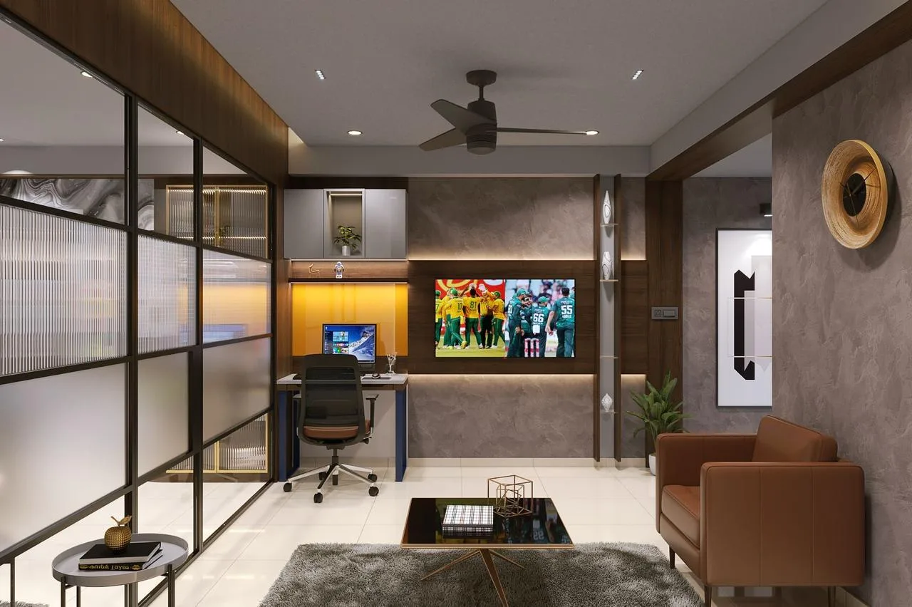 Office interior in Bopal, Ahmedabad by SMA Architect (view 3)
