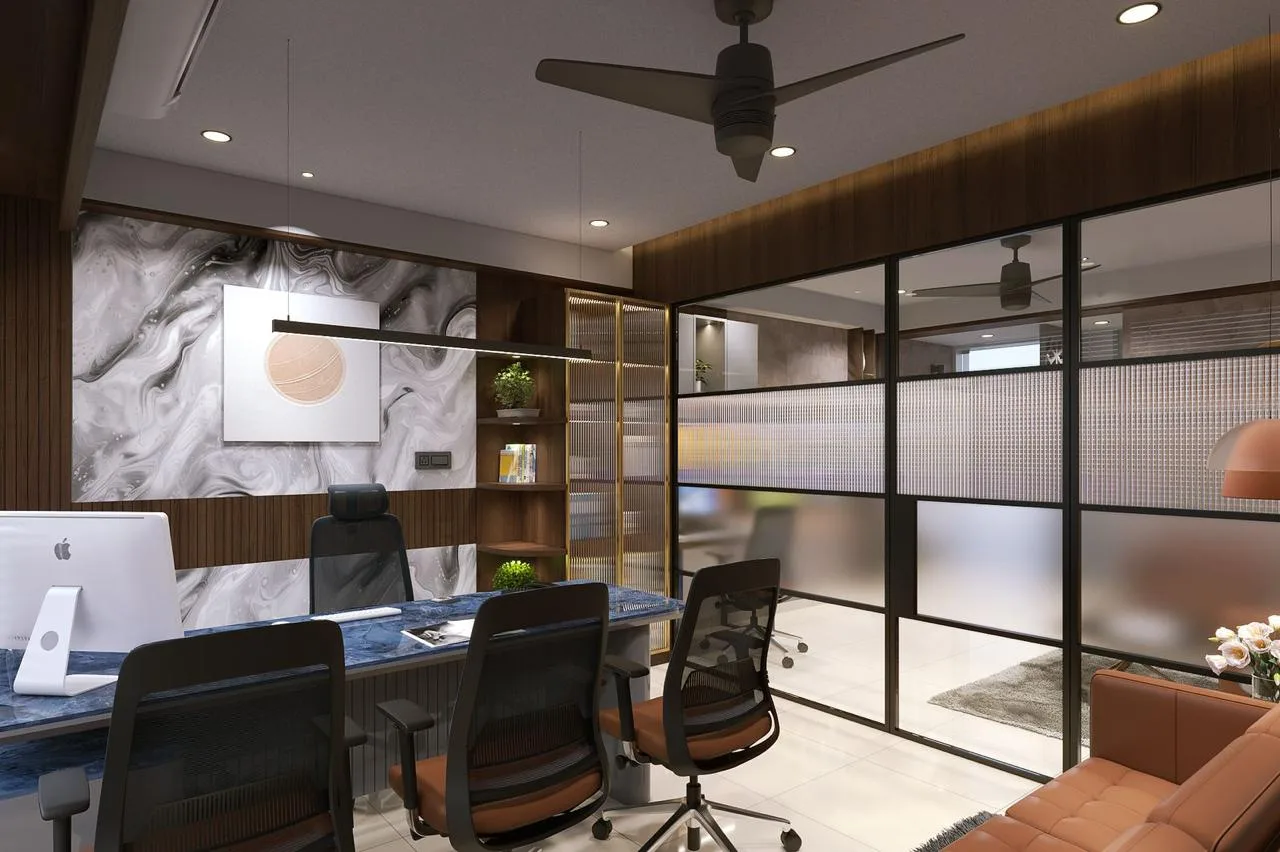 Office interior in Bopal, Ahmedabad by SMA Architect (view 5)