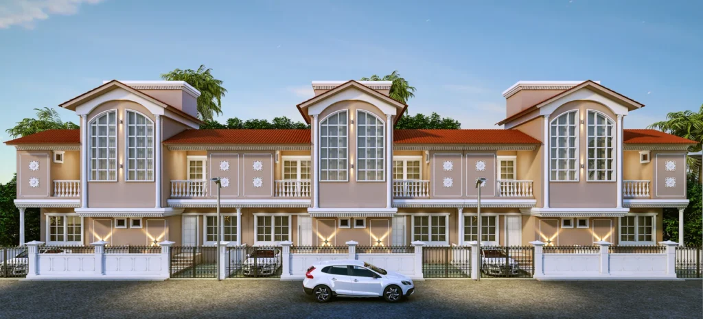 Classical style bungalow facade designed by SMA Architect