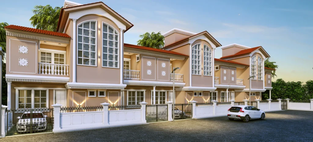 Classical style bungalow facade designed by SMA Architect