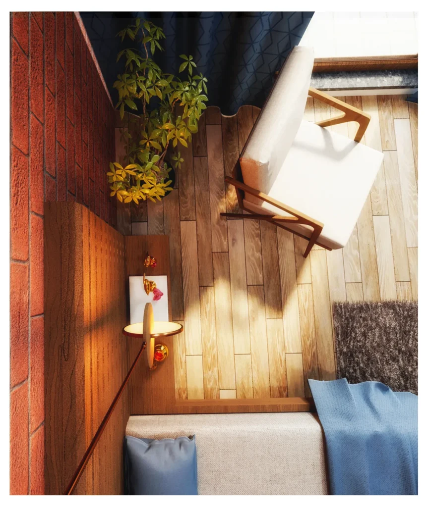 Interior design render by SMA Architect